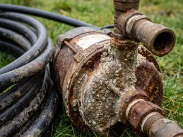 Failed submersible pump pulled and replaced