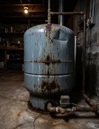 Before, Pressure Tank Replacement (example job)